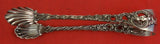 Dobbel Rokokko by Lohne Norwegian Sterling Silver Sugar Tong w/ Double Shells