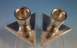 Sanborns Mexican Mexico Sterling Silver Candlestick 2pc Triangular #1803 (#1969)