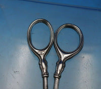 Foster and Bailey Sterling Silver Embroidery Scissors 4" (#6557)