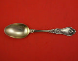 Violet by Whiting Sterling Silver Demitasse Spoon Gold Washed 4" Silverware