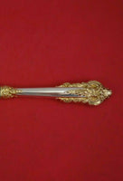 Grande Baroque Gold Accents by Wallace Sterling Silver Master Butter HH 6 3/4"