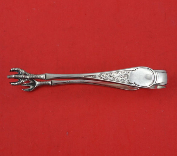 Ivy aka Antique Ivy Engraved by Tiffany and Co Sterling Silver Ice Tong 6"