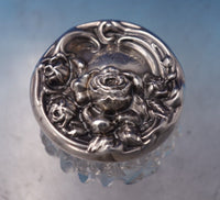 Rose by Unknown Sterling Silver Cut Crystal Jelly Jar Small 1 3/4" (#7265)