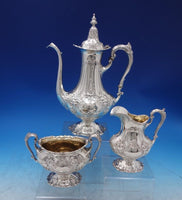 Francis I by Reed and Barton Sterling Silver Demitasse Coffee Set 3pc (#6887)