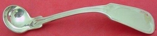 Fiddle Thread by Frank Smith Sterling Silver Mustard Ladle Custom Made 4 1/4"
