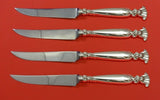 Romance of the Sea by Wallace Sterling Silver Steak Knife Set 4pc HHWS  Custom