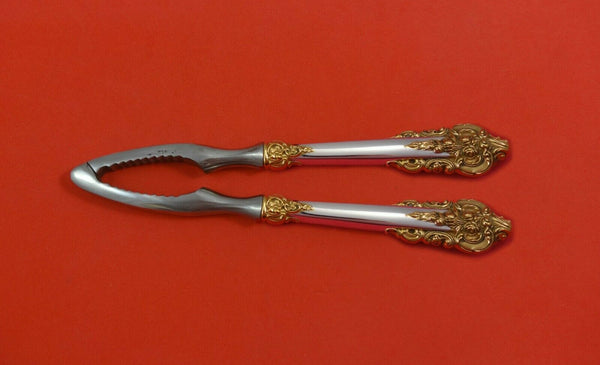 Grande Baroque Gold Accents by Wallace Sterling Silver Nut Cracker Custom 7 1/4"