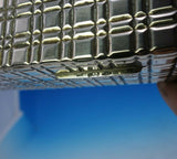 Italian .800 Silver Cigarette Box with Wood Lining Mid-Century Modern (#3826)