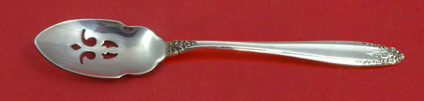 Prelude by International Sterling Silver Olive Spoon Pierced 6" Custom Made