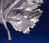 Buccellati Gianamaria Italian Sterling Silver Dish Maple Leaf Five Point (#7025)