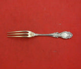 Lucerne by Wallace Sterling Silver Strawberry Fork Gold Washed 4 3/4" Heirloom