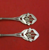 Christmas by A. Michelsen Sterling Silver Fork and Spoon Set 2pc 1918 Mistletoe