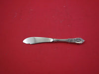 Rose Point by Wallace Sterling Silver Master Butter hollow handle 6 3/4"