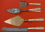Milburn Rose By Westmorland Sterling Dessert Pastry Serving Set 4pc Custom