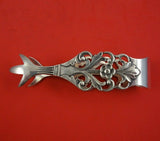 Viking Rose by Th. Marthinsen Norwegian .830 Silver Sugar Tong 3 1/4" Serving