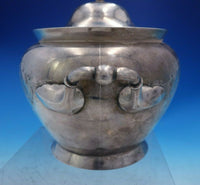 Bigelow Bros and Kennard Coin Silver Sugar Bowl 3-D Finial Hand Engraved (#4014)