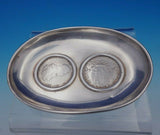 Michael Borg Sterling Silver Desk Trinket Tray with Two Coins 2.8 ozt. (#4633)