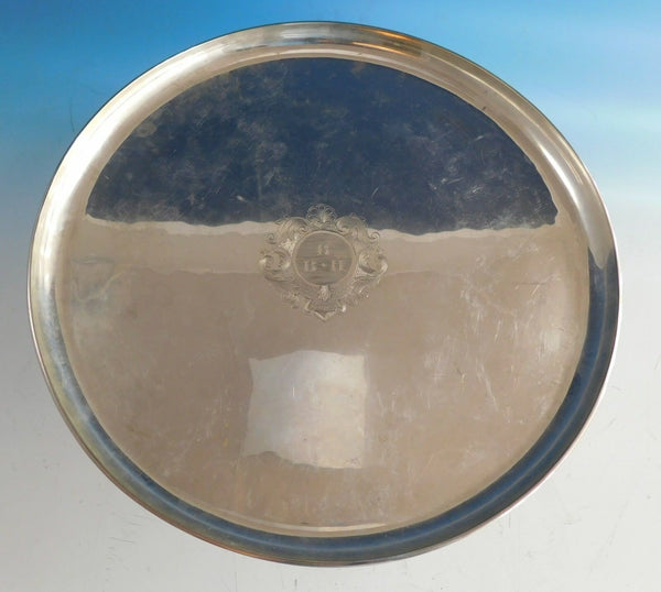 Kalo Sterling Silver Round Serving Tray Handwrought #H957 15" (#2180)