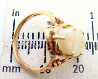 Luxurious 1.92ct Marquise Genuine Natural Opal Ring (#J444)