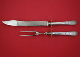 Mayflower by Kirk Sterling Silver Roast Carving Set 2-pc knife 15" fork 12"