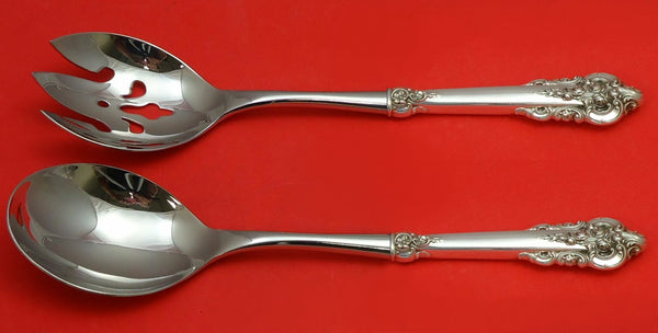 Grande Baroque by Wallace Sterling Silver Salad Serving Set 2pc HHWS Custom Made
