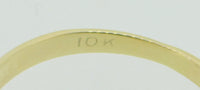 10k Yellow Gold 1.95ct Oval Genuine Natural Gold Vein Quartz Ring (#J4219)