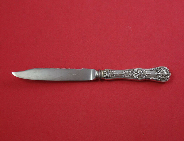 English King by Tiffany Co Sterling Silver Fruit Knife HH WS Serrated 7 1/4"