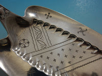Japanese by Tiffany & Co. Sterling Silver Pie Server FH AS BC Flowers 10 3/4"
