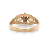 10k Yellow Gold Victorian Opal and Seed Pearl Ring (#J5517)