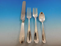 Marquise by Tiffany & Co Sterling Silver Flatware Service for 8 Set 80 pc Dinner