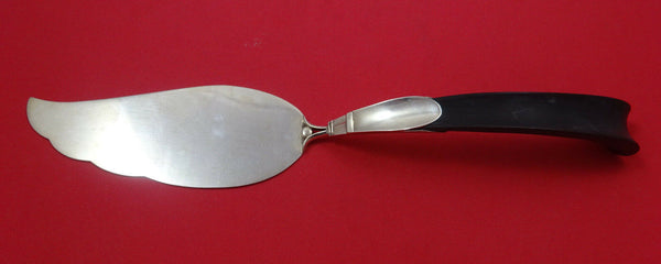 La Paglia by International Sterling Silver Fish Server w/Wooden Handle 12 1/4"