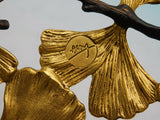 Butterfly Ginkgo by Michael Aram Goldtone Oxidized Trivet - New