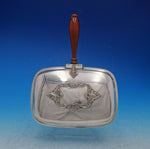 Grande Baroque by Wallace Silverplate Bed Warmer with Wood Handle Rare (#4718)