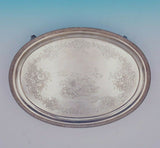 Ball, Black and Co Sterling Silver Salver Tray Oval Footed w/ Shell Feet (#3530)