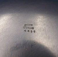 William Kerr Sterling Silver Child's Set 2pc Acid Etched w/ Fables #4499 (#5257)