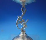 Cherub by Unknown Austrian Sterling Silver Candlestick Pair 6 1/2" c1910 (#5825)