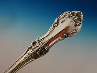 Wild Rose by International Sterling Silver BBQ Serving Fork 7 3/4" Custom Made