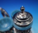 Austrian Sterling Silver Condiment Set Mustard Pot Salt Cellars (#6860-2)