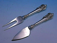 Grande Baroque by Wallace Sterling Silver Hard Cheese Serving Set 2pc Custom