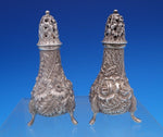 Repousse by AG Schultz and Co Sterling Silver Salt Pepper Shaker Set 2pc #7690