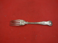 English Georgian Sterling Silver Dinner Fork 1824 london  8 1/4"