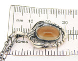 Georg Jensen Sterling 2014 Smoky Quartz Pendant (#J3907)