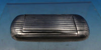 JR John Reily English Sterling Silver Box Hinged Lid GW Parallel Lines (#6608)
