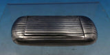 JR John Reily English Sterling Silver Box Hinged Lid GW Parallel Lines (#6608)