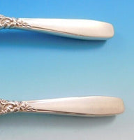 Starfire by Lunt Sterling Silver Salad Serving Set 2pc w/ Black Plastic 11 1/4"
