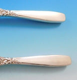 Starfire by Lunt Sterling Silver Salad Serving Set 2pc w/ Black Plastic 11 1/4"
