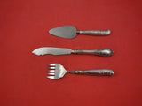 Louis XIV French 800 Silver Serving Set 3 Piece Cheese, Pate Knife, Sardine Fork