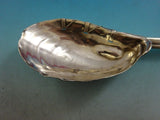 Gorham Sterling Silver Salad Serving Spoon w/Bamboo Handle #330 10 1/2" Antique