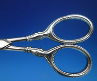 Foster and Bailey Sterling Silver Embroidery Scissors 4" (#6557)