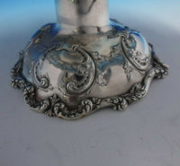 Dominick and Haff Sterling Silver Compote Pair Raised Hand Chased c.1903 (#4800)
